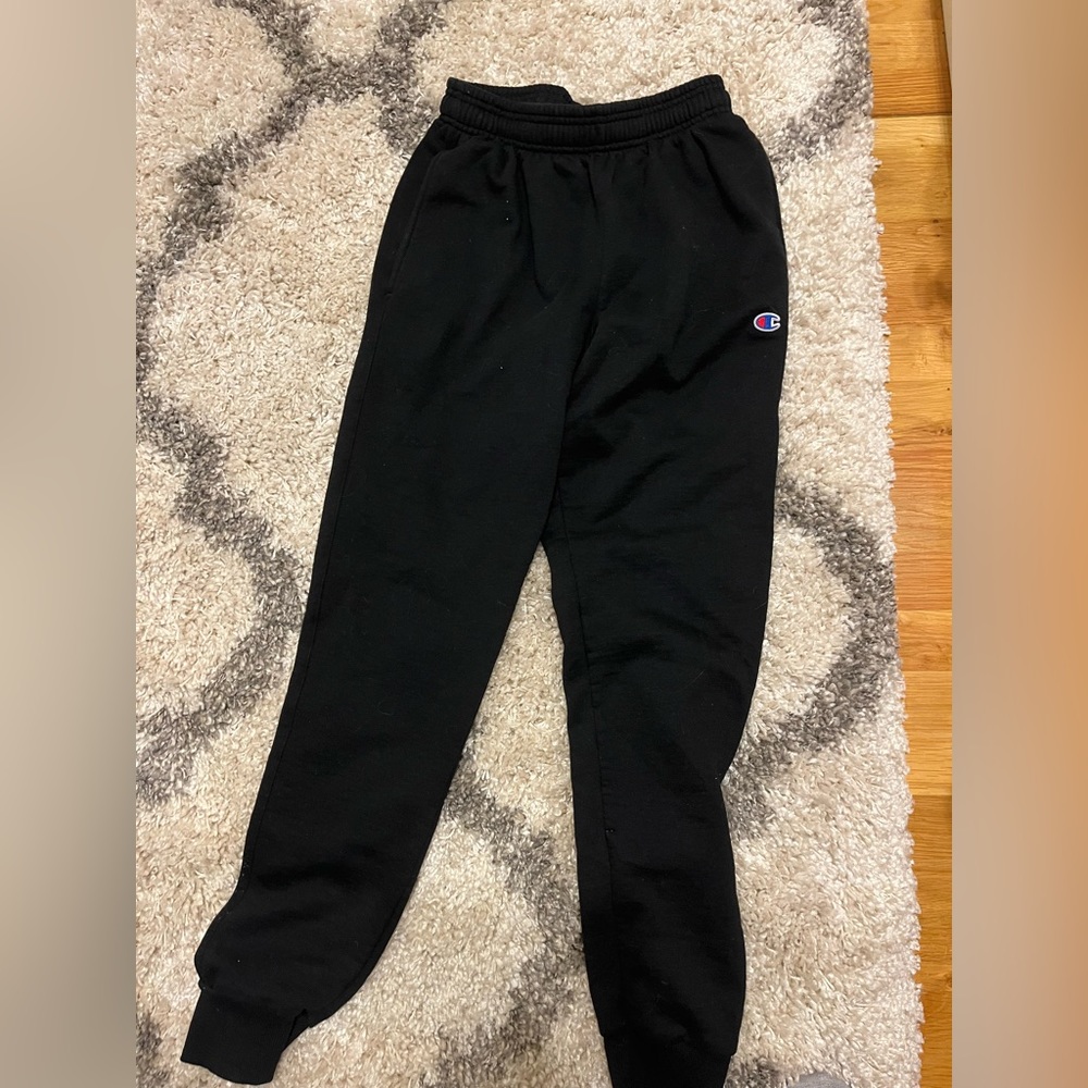 Black champion joggers